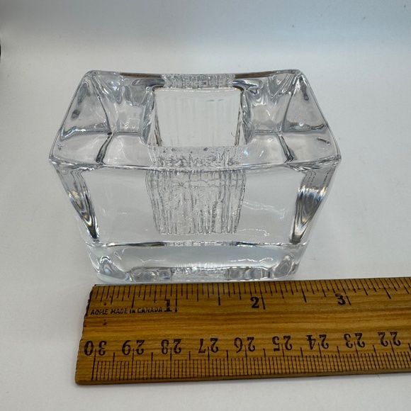 Signed Daum Nancy crystal mini posey vase. Excellent Condition. - Picture 10 of 12